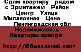 Сдам квартиру   рядом с Эрмитажем › Район ­ Центр › Улица ­ Миллионная › Цена ­ 45 000 - Ленинградская обл. Недвижимость » Квартиры аренда   